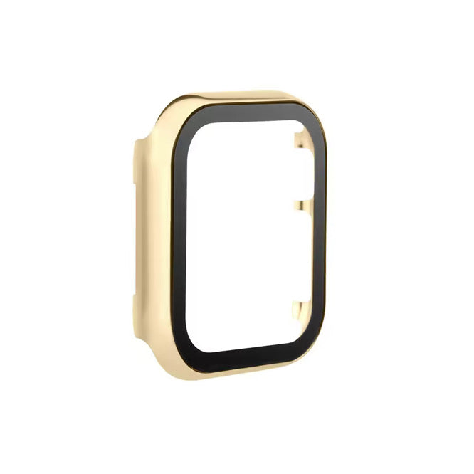 APPLE WATCH CASE COVER WITH TEMPERED FILM - GOLD