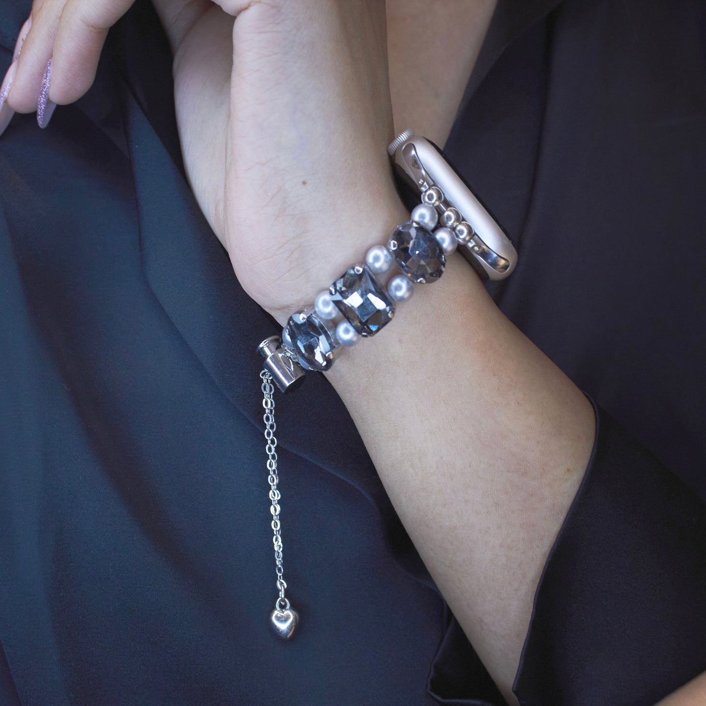 Apple watch BLACK GEMSTONE STRAP