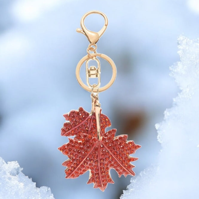 Maple Leaf Bag Charm