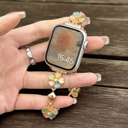 Flower Charm Apple Watch Strap