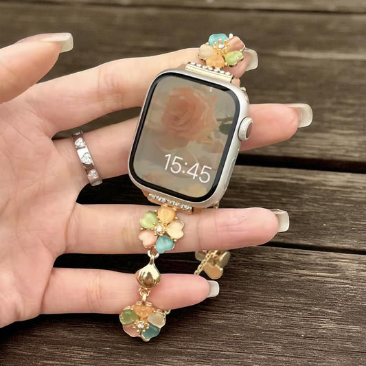Flower Charm Apple Watch Strap