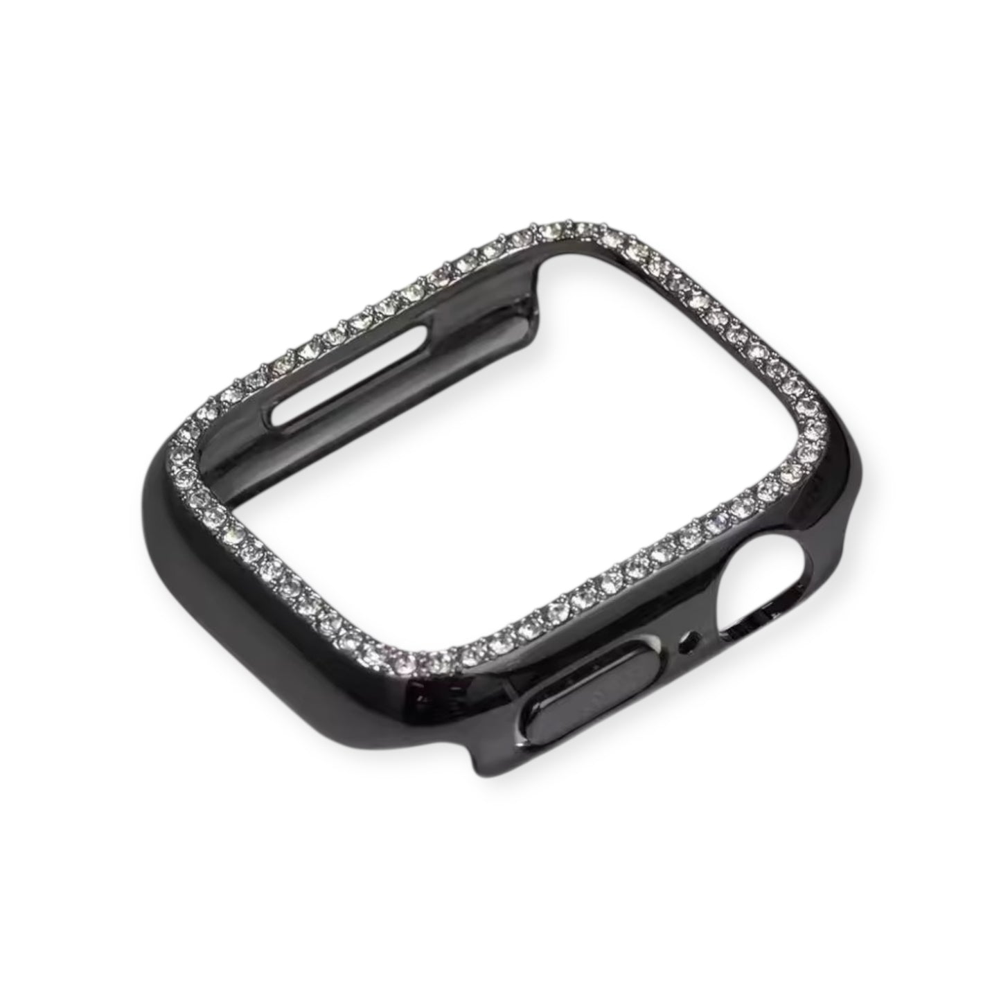 DIAMOND APPLE WATCH CASE COVER – BLACK