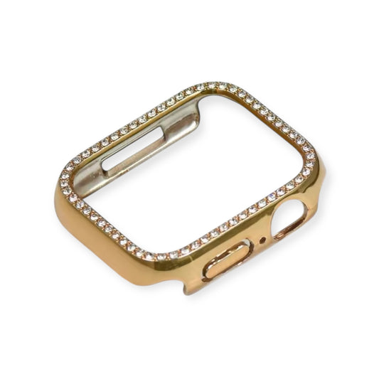 DIAMOND APPLE WATCH CASE COVER – GOLD