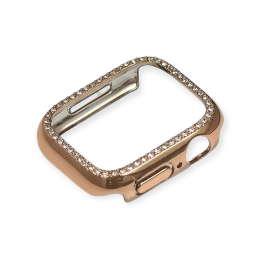 DIAMOND APPLE WATCH CASE COVER – ROSE GOLD
