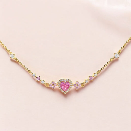 Pink Heart Mini Bracelet